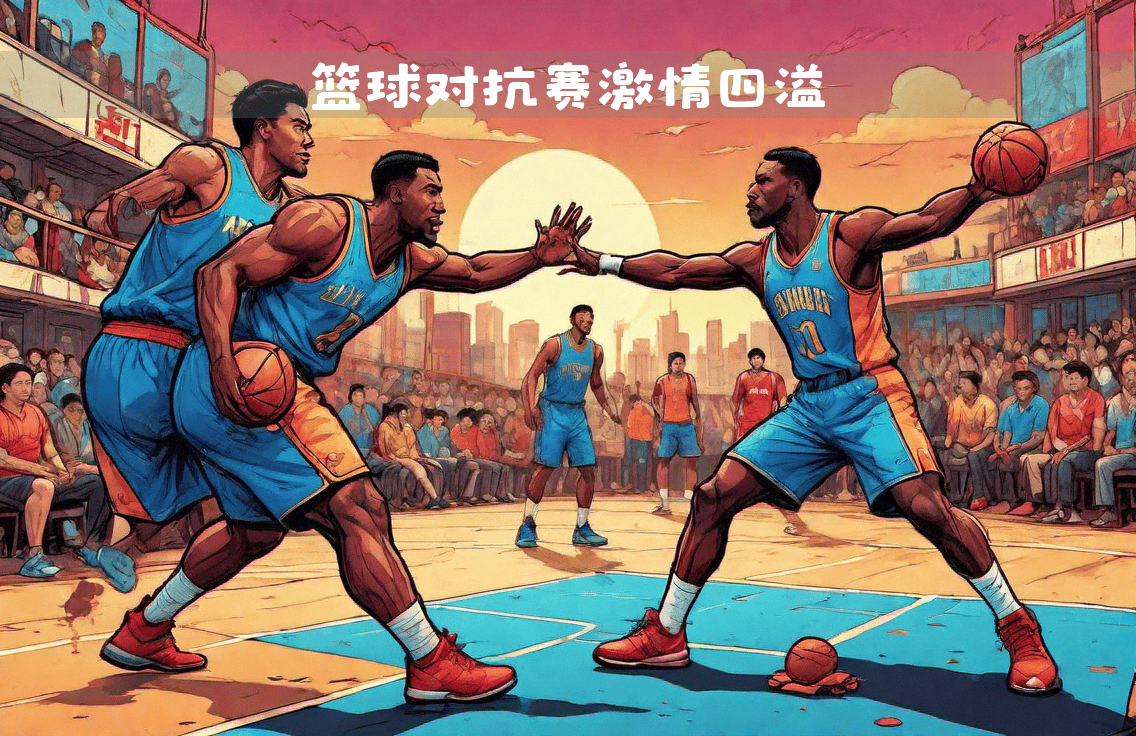 篮球比赛中球员间的激烈对抗引发了观众的热情